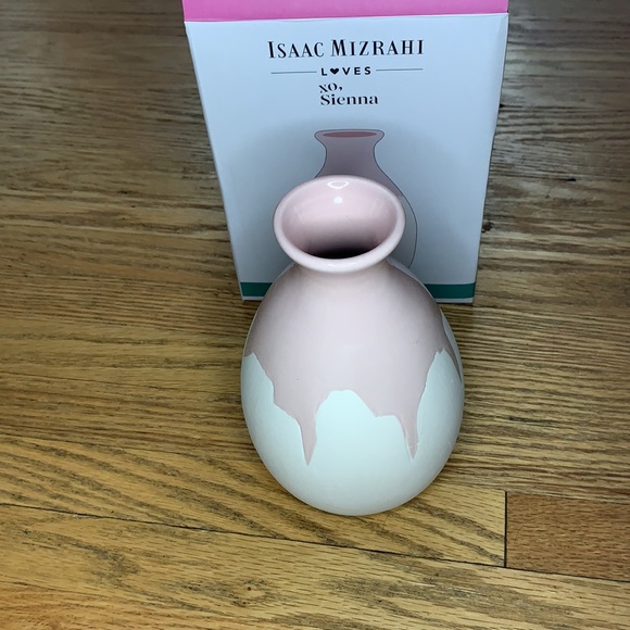 NWOT Isaac Mizrahi Ceramic Decorative Vase - Picture 4 of 6